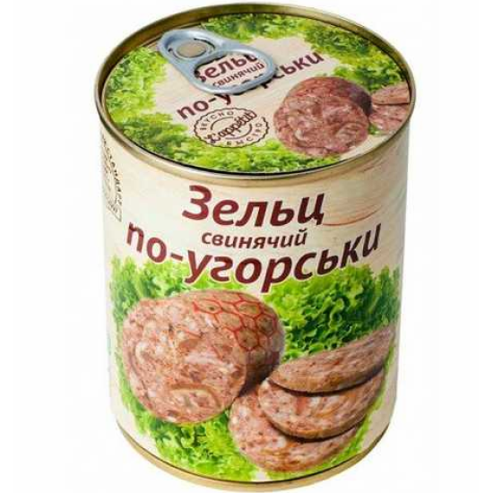 Зельц свинячий по-угорськи стерилізований L'appetit 340 г Україна