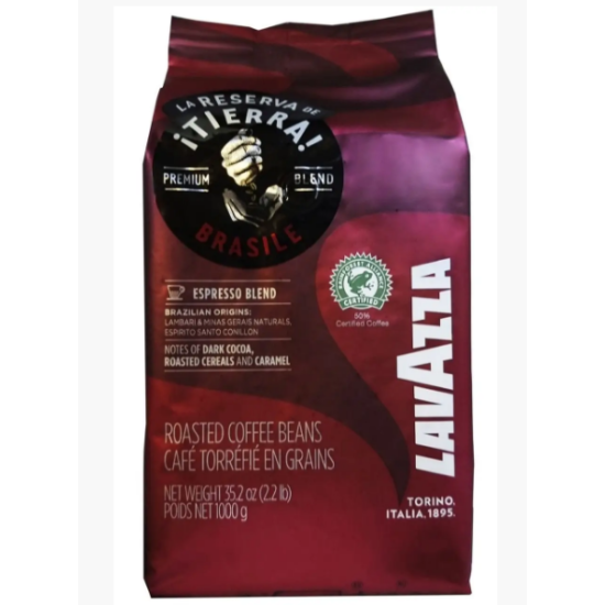 Оригінал! Lavazza Tierra Brasile Espresso Blend кава в зернах, 1кг