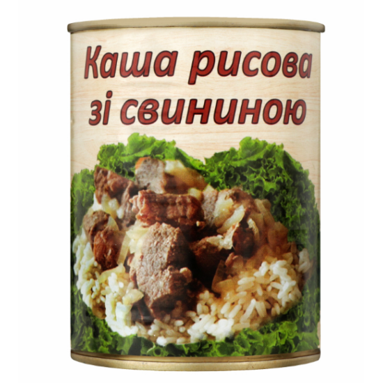 Каша Рисова зі свининою L'appetit 340 г Україна