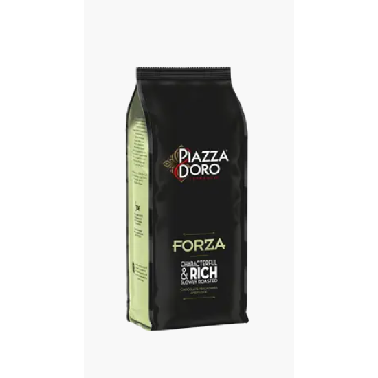 Кава в зернах Piazza D'oro Forza 100% арабіка 1кг, оригінал Jacobs Professional