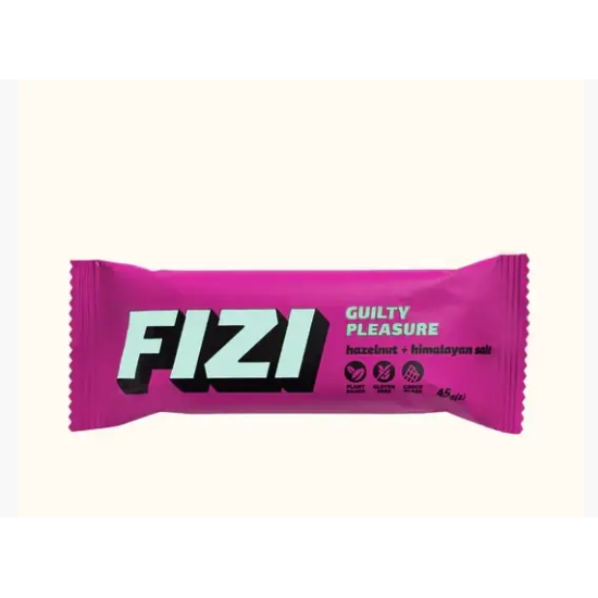 Батончик шоколадний FIZI "HAZELNUT + HIMALAYAN SALT" 40 Г