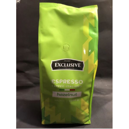 Кава Primo Exclusive Espresso Hazelnut зерно 1кг