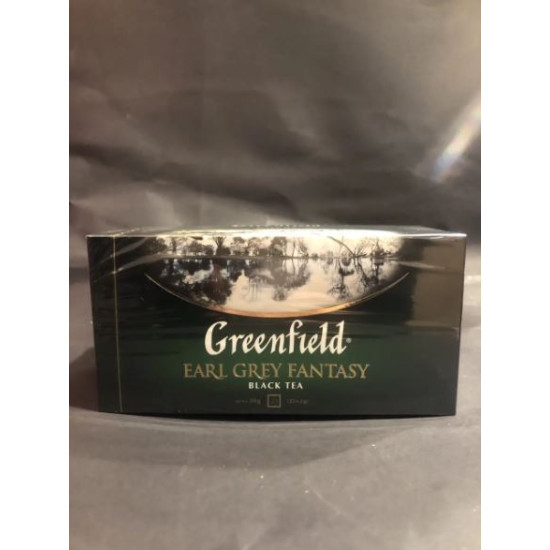 Чай Greenfield EARL GREY Fantasy Black tea чорний з бергамотом 25 пак