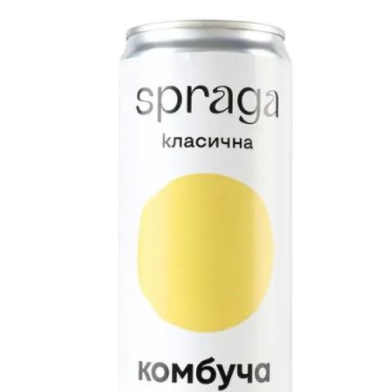 Напій Комбуча класична, Spraga, ж/б, 0.33л