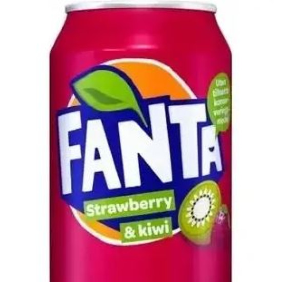 Напій Fanta Strawberry Kiwi ж/б 0,33 л