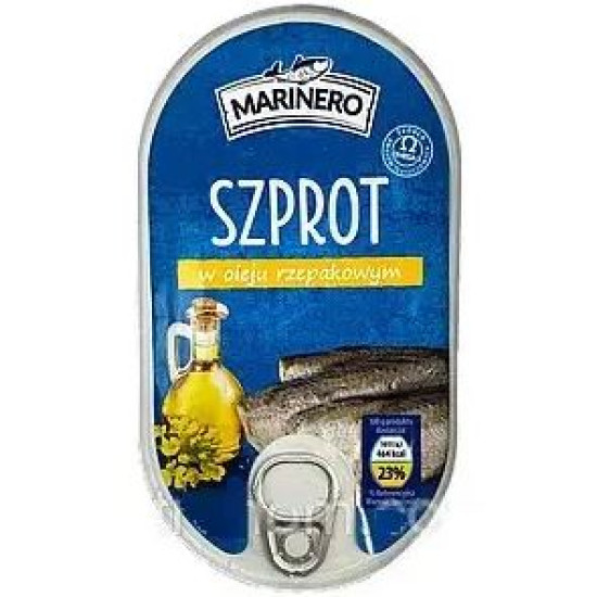 Шпроти Marinero в Ріпаковому Маслі Szprot w Oleju Rzepakowym 170 г Польща