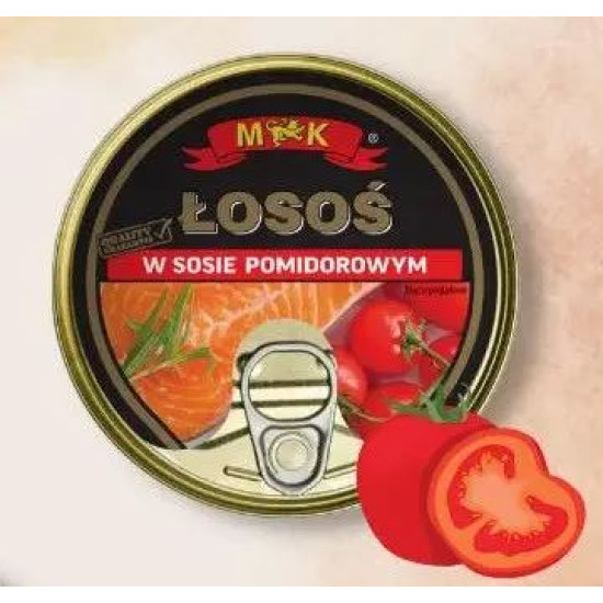 Лосось у Томатному Соусі Losos v Sosie Pomidorowym M&K 160 г Польща