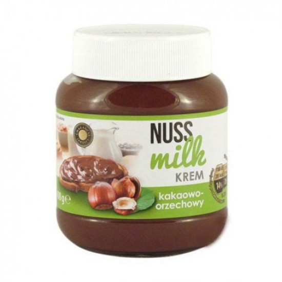 Паста (крем) шоколадный с орехом Nuss Milk Krem 400 г Польша Паста (крем) шоколадный с орехом Nuss Milk Krem 400 г Польша