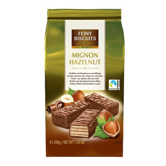 Вафлі Mignon Hazelnut Feiny Biscuits Італія 200 г