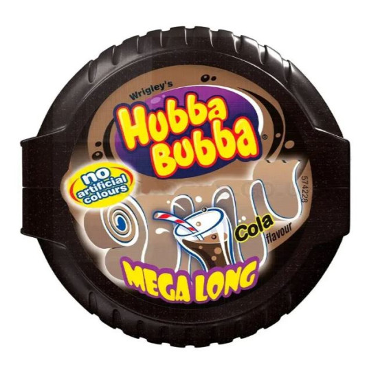 Жувальна гумка Кола Wrigley's Hubba Bubba Mega Long Cola 56 г Німеччина