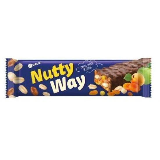 Ореховый батончик-мюсли с фруктами в глазури Nutty Way (40 гр.)