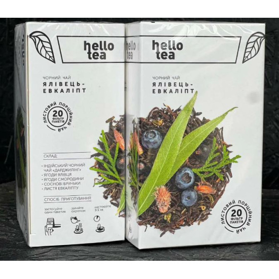 Чай hello tea Можжевельник-евкалипт
