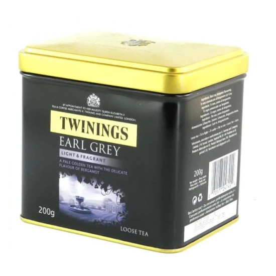 Чай Twinings Earl Grey Light & Fragrant ж/б 200 г Англія