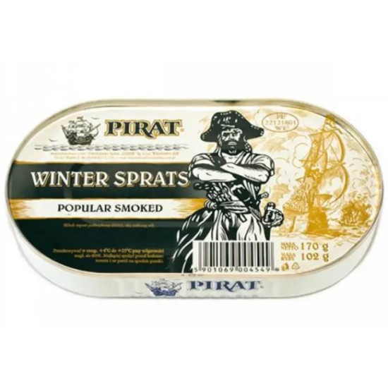 Шпроти в олії Pirat Пірат Winter Sprats 170 г Польща