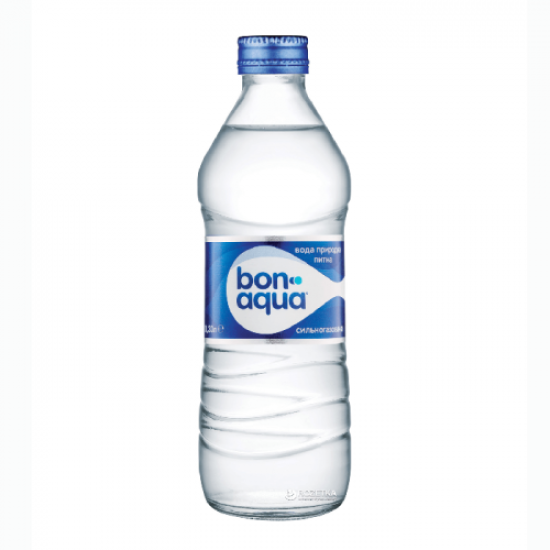 Вода газована BonAqua 0.33 (скло)