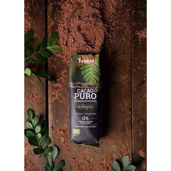 Гарячий шоколад TORRAS Cacao Puro Ecologico без глютену без цукру 150 г
