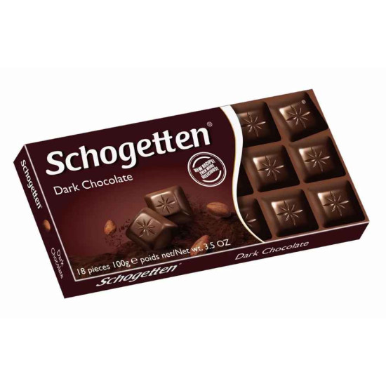 Шоколад Schogetten Dark Chocolate (Темний гіркий Шоггетен), Німеччина, 100 г