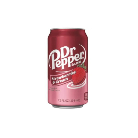 Dr Pepper Strawberry & Cream 355ml USA