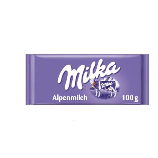 Milka Alpenmilch Молочный шоколад 100г