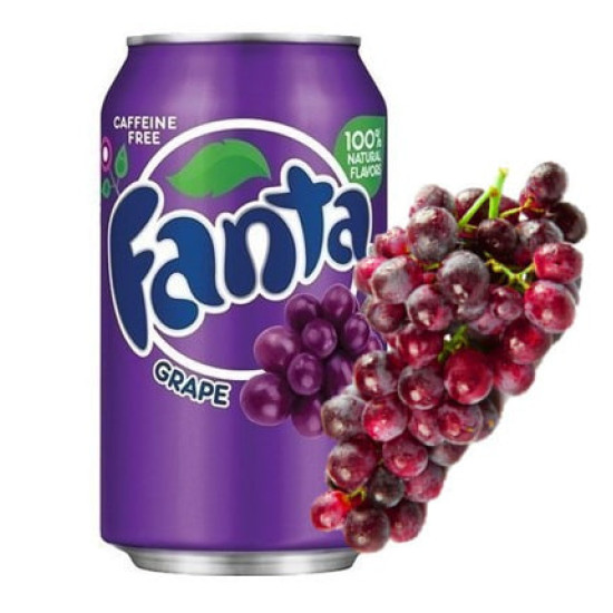 Fanta Grape USA Газований напій зі смаком винограду 355ml