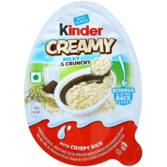 Kinder Creamy Milky & Crunchy 19g