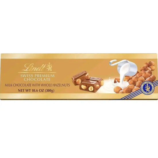 Lindt Молочный шоколад с лесным орехом 300g