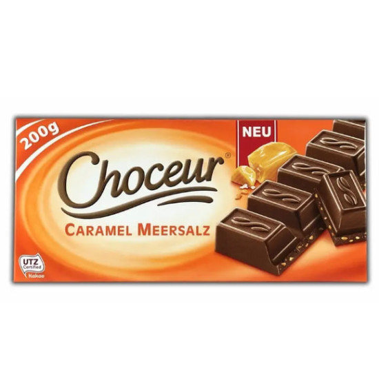 Choceur Caramel Meersalz Молочний шоколад із солоною карамеллю 200g