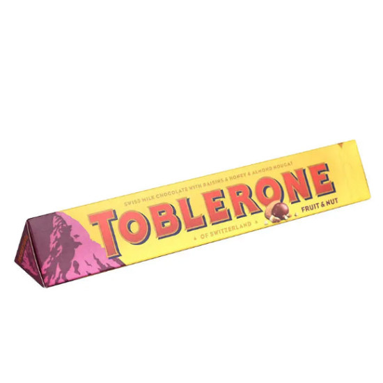 Toblerone Швейцарський молочний шоколад із родзинками 100g