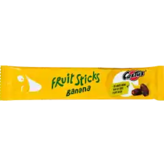 Батончик Без цукру, глютену та лактози на фінічній основі зі смаком банана Fruit sticks Castus, 20 г 