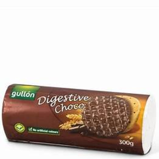 Вегетаріанське без барвників Печиво злакове з шоколадом Digestive Choco Gullon 300 г Іспанія 