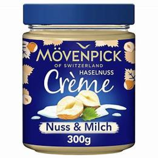 Горіхово-молочний крем Movenpick Haselnuss Creme Nuss&Milk 300г Німеччина 
